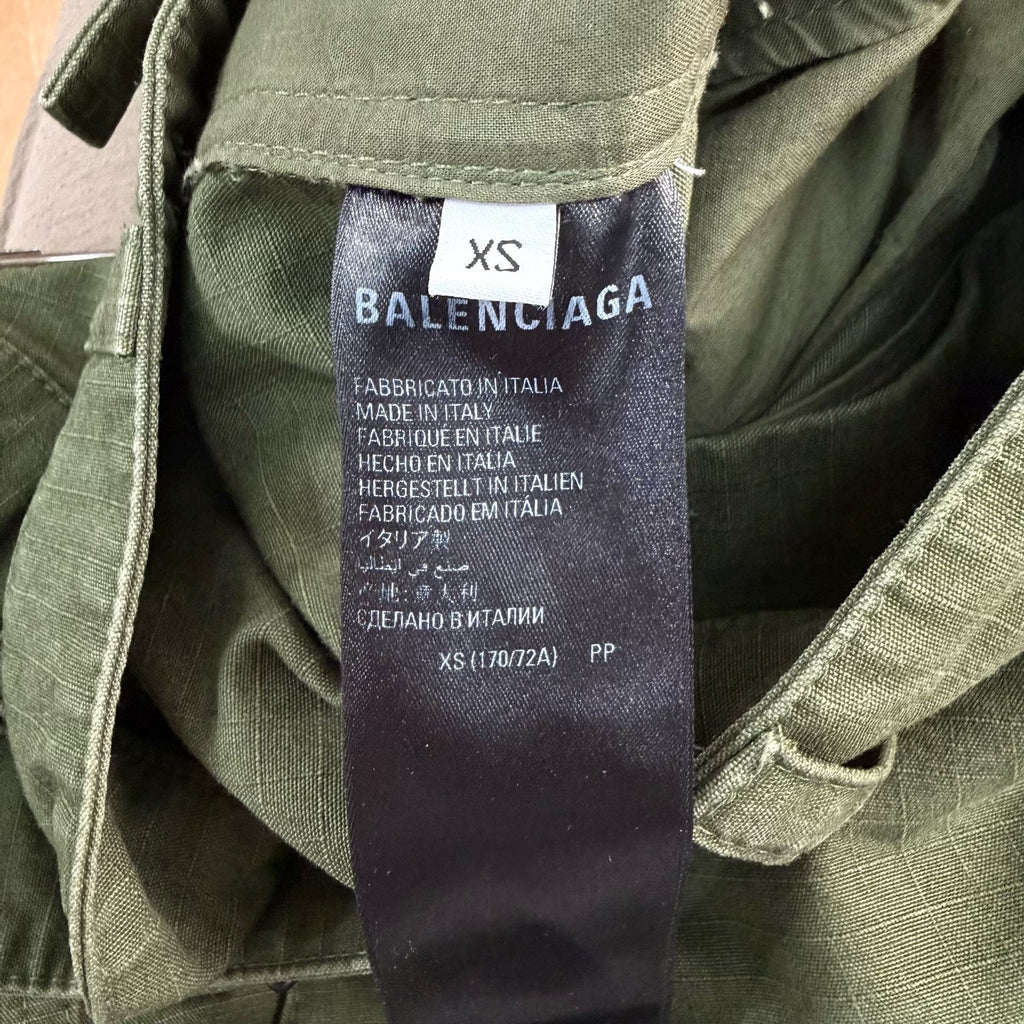 Balenciaga Unifit Olive Cargo Pants