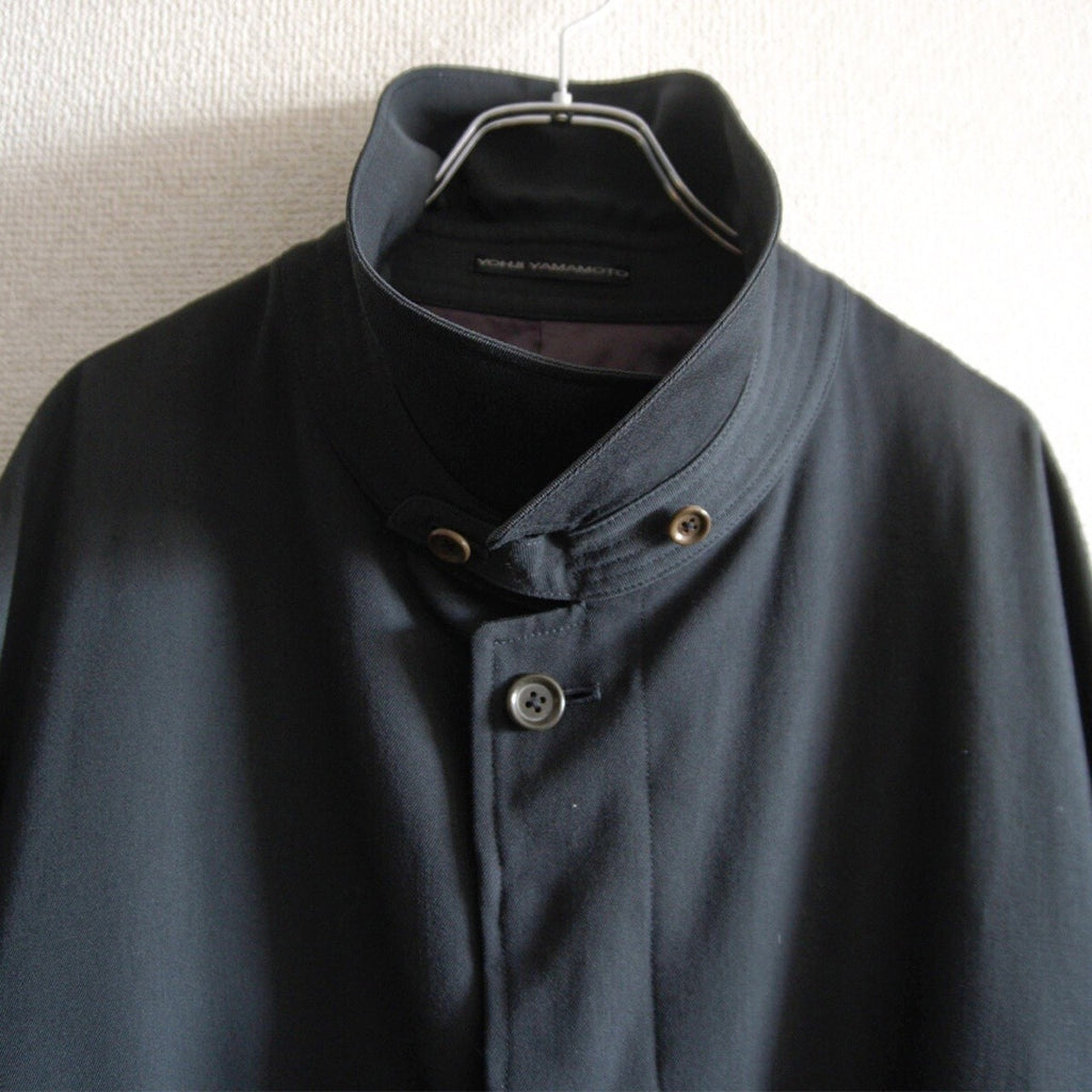 Yohji Yamamoto 1990s Stand-Collar Wool Jacket