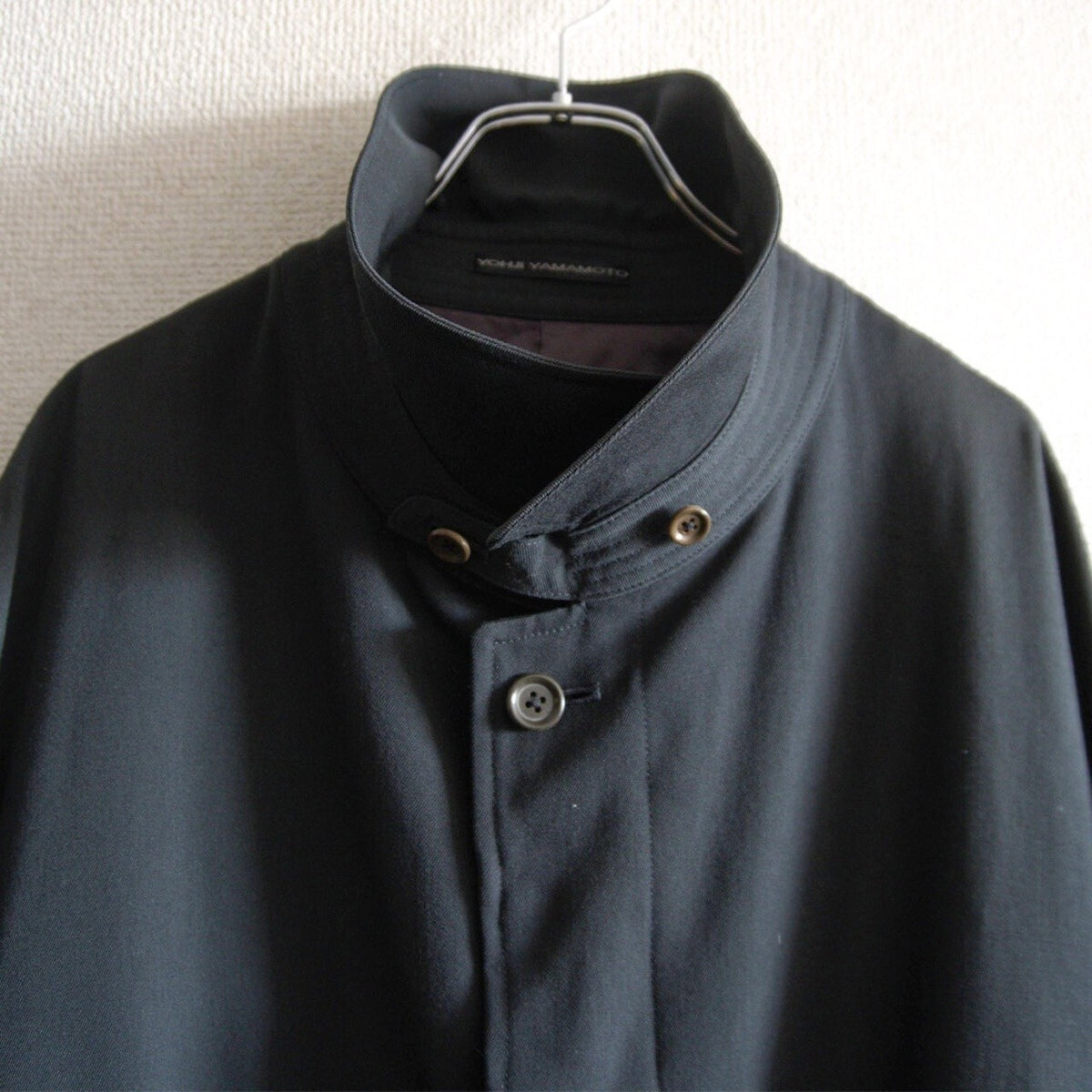 Yohji Yamamoto 1990s Stand-Collar Wool Jacket