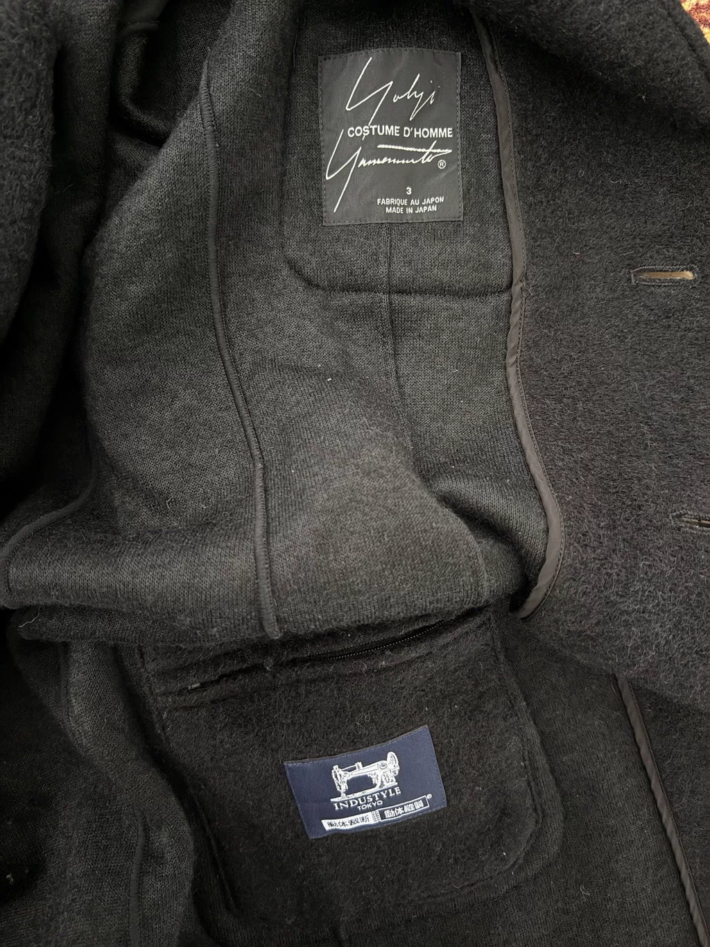 Yohji Yamamoto Costume Wool Blend Coat
