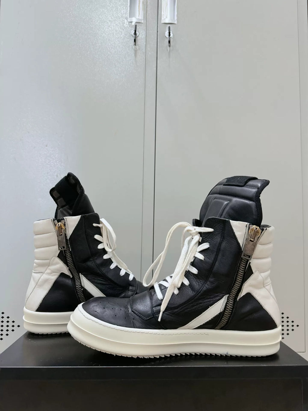 Rick Owens Geobasket high-top Sneakers | Black