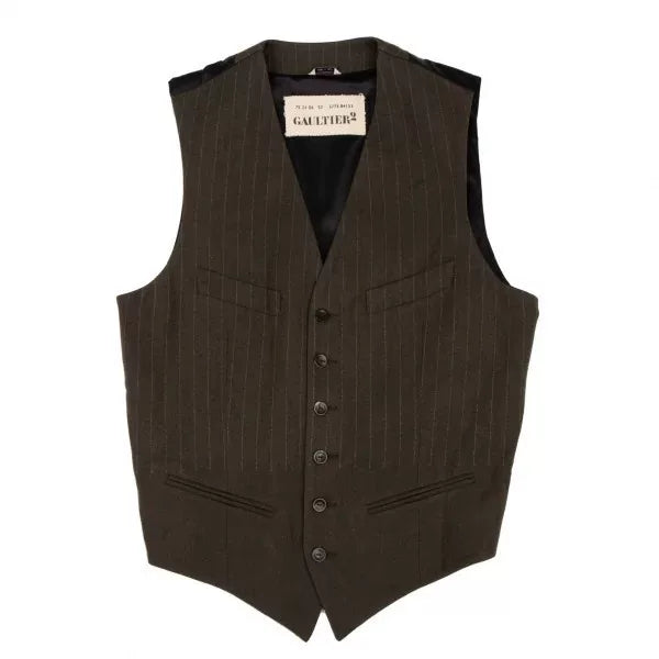 Jean Paul Gaultier Vintage Brown Patchwork Vest
