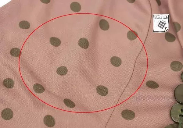 Jean Paul Gaultier Vintage Pink Polka Dot Button Top