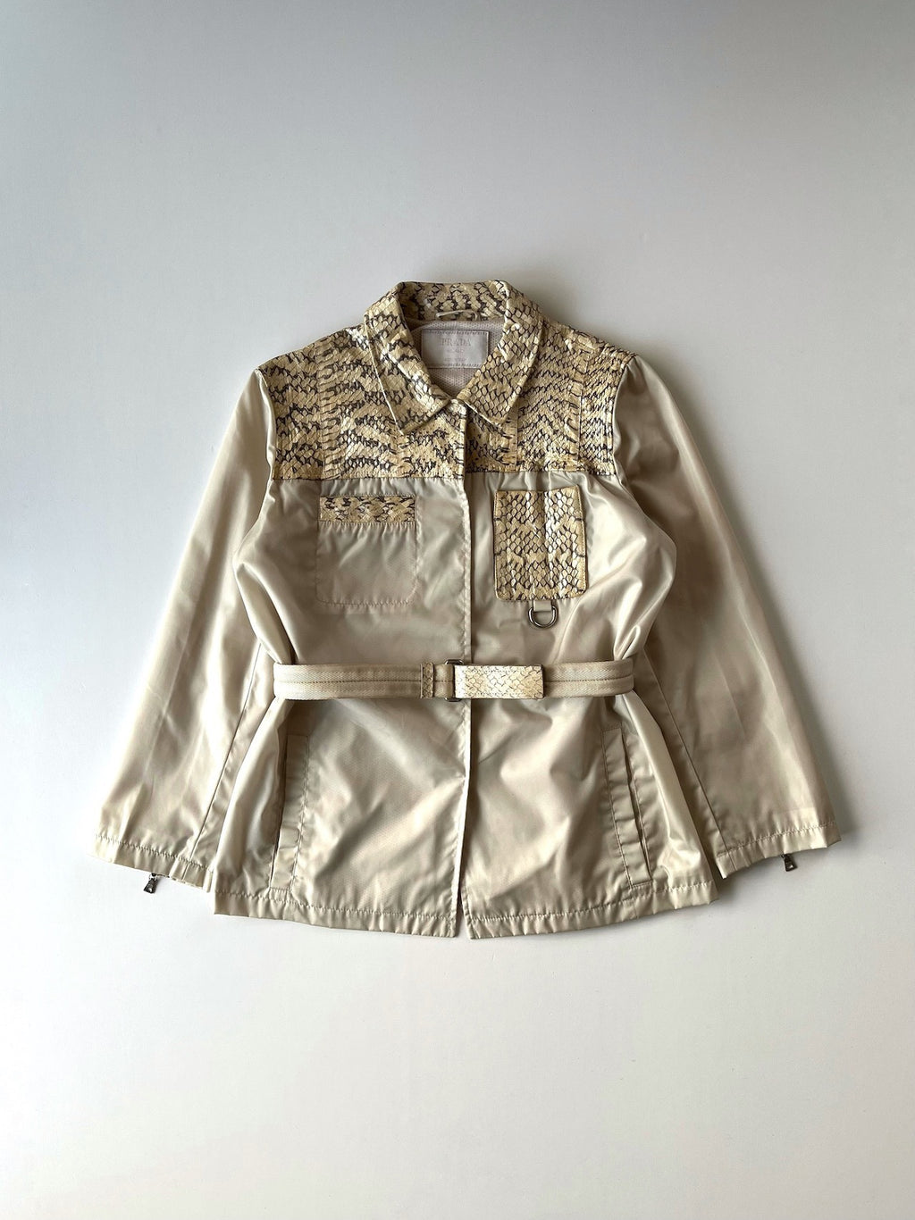 Prada SS99 Snake Print Nylon Jacket