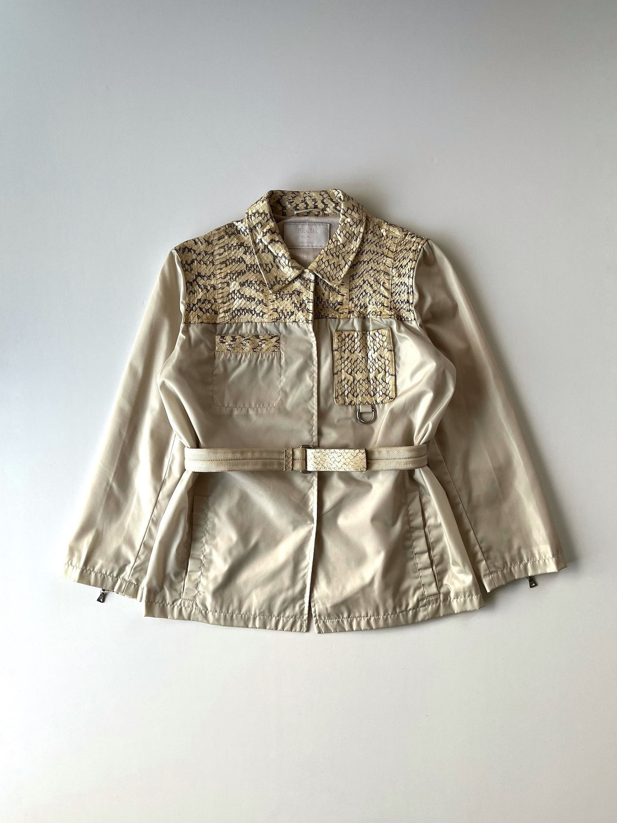 Prada SS99 Snake Print Nylon Jacket