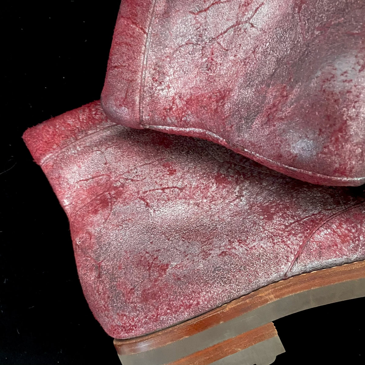 Alexander McQueen | Corroded Distressed Martin Boots