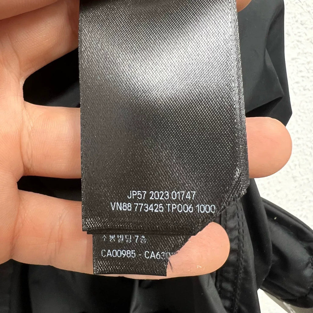 Balenciaga SS24 Wave Logo Print Crew Neck Button-Down Long Sleeve Jacket Windbreaker