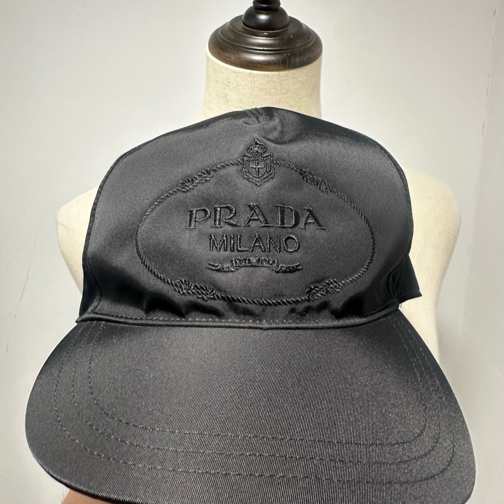 Prada Embroidered Logo Baseball Cap