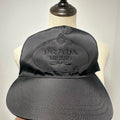 Prada Embroidered Logo Baseball Cap