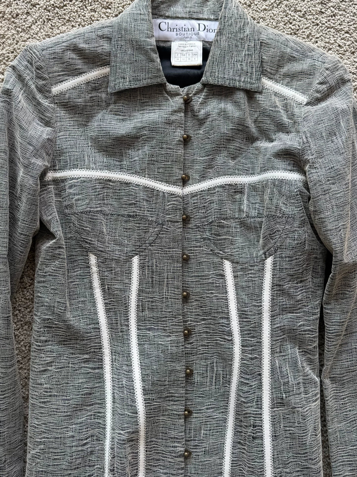Dior Vintage Pleated Jacket by John Galliano
