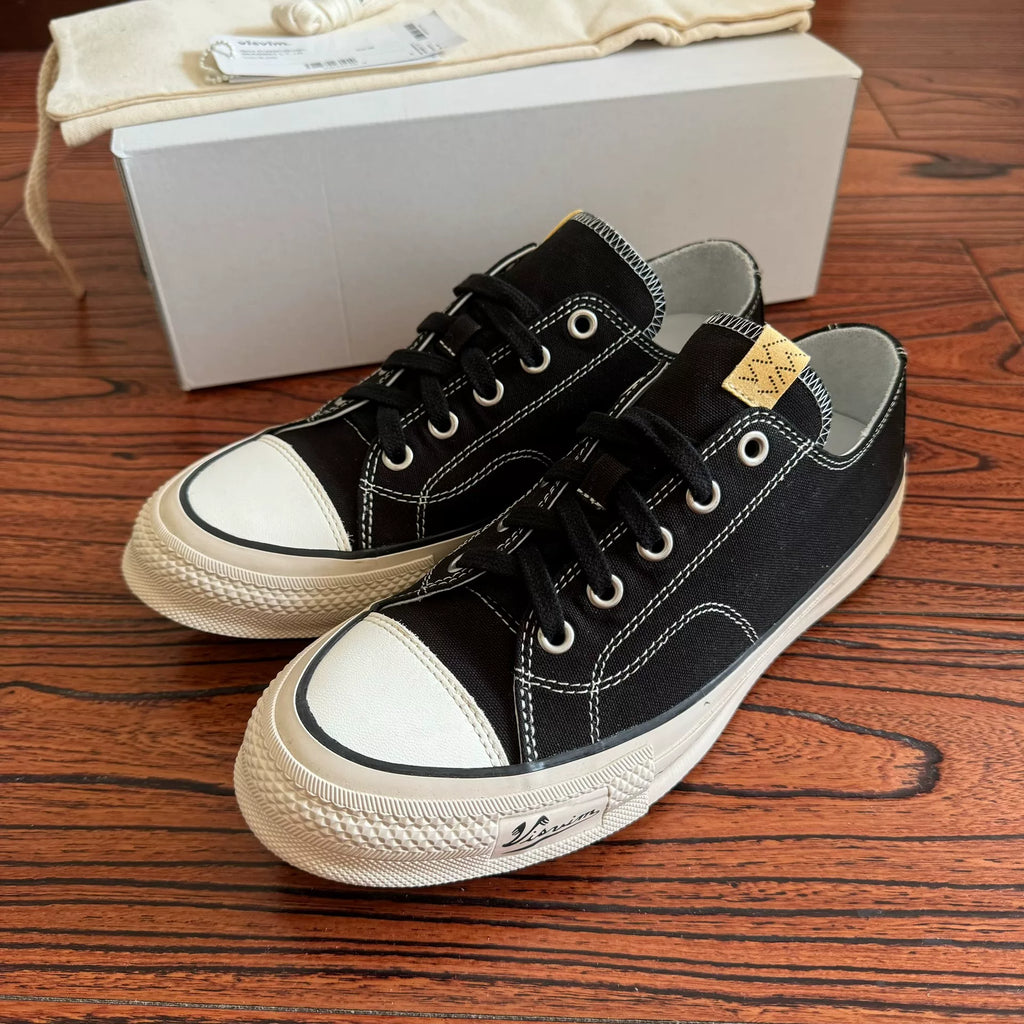 Visvim 24aw SKAGWAY L.T. LO CANVAS Thin-sole Canvas Shoes