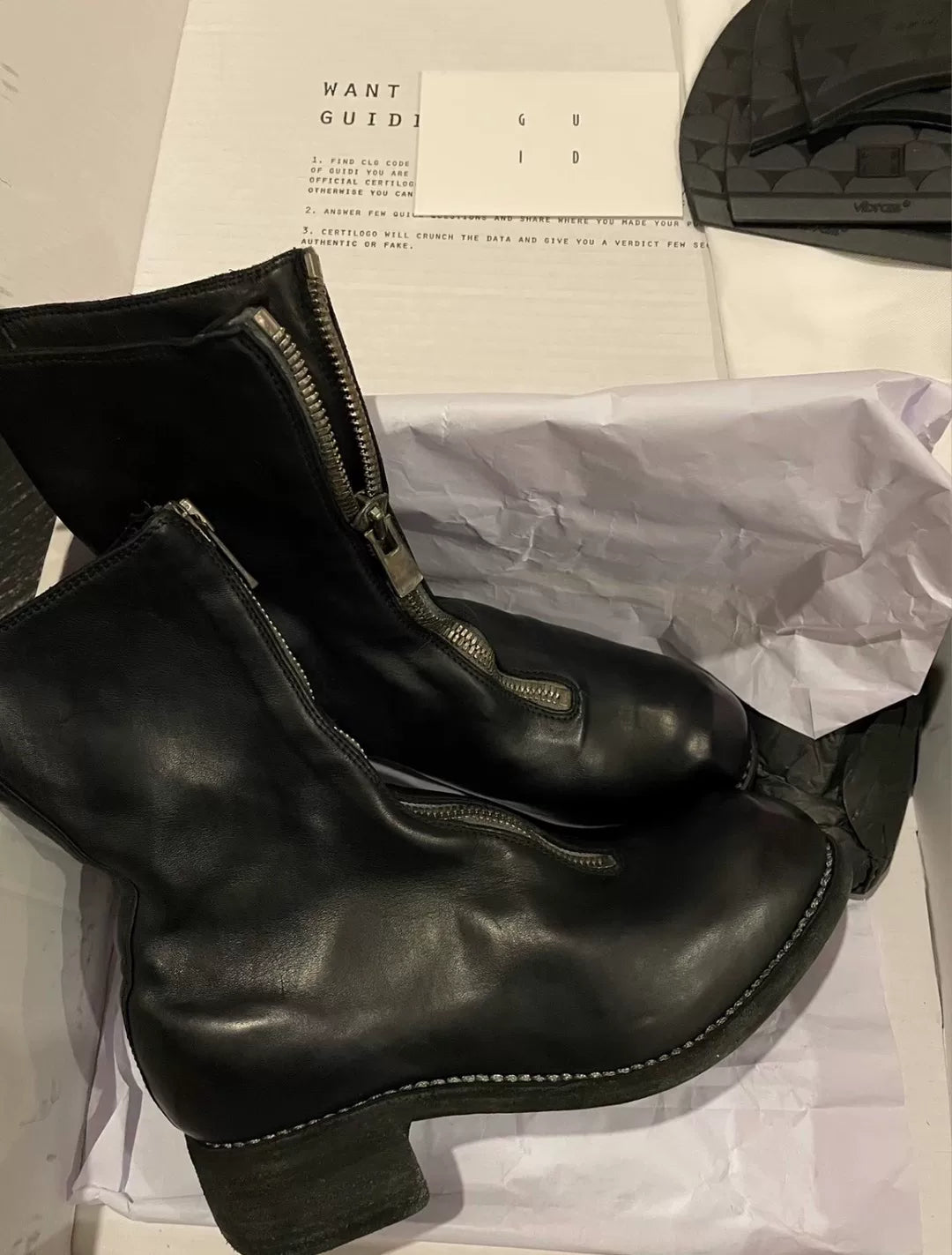 Guidi Pl2 Black Boots