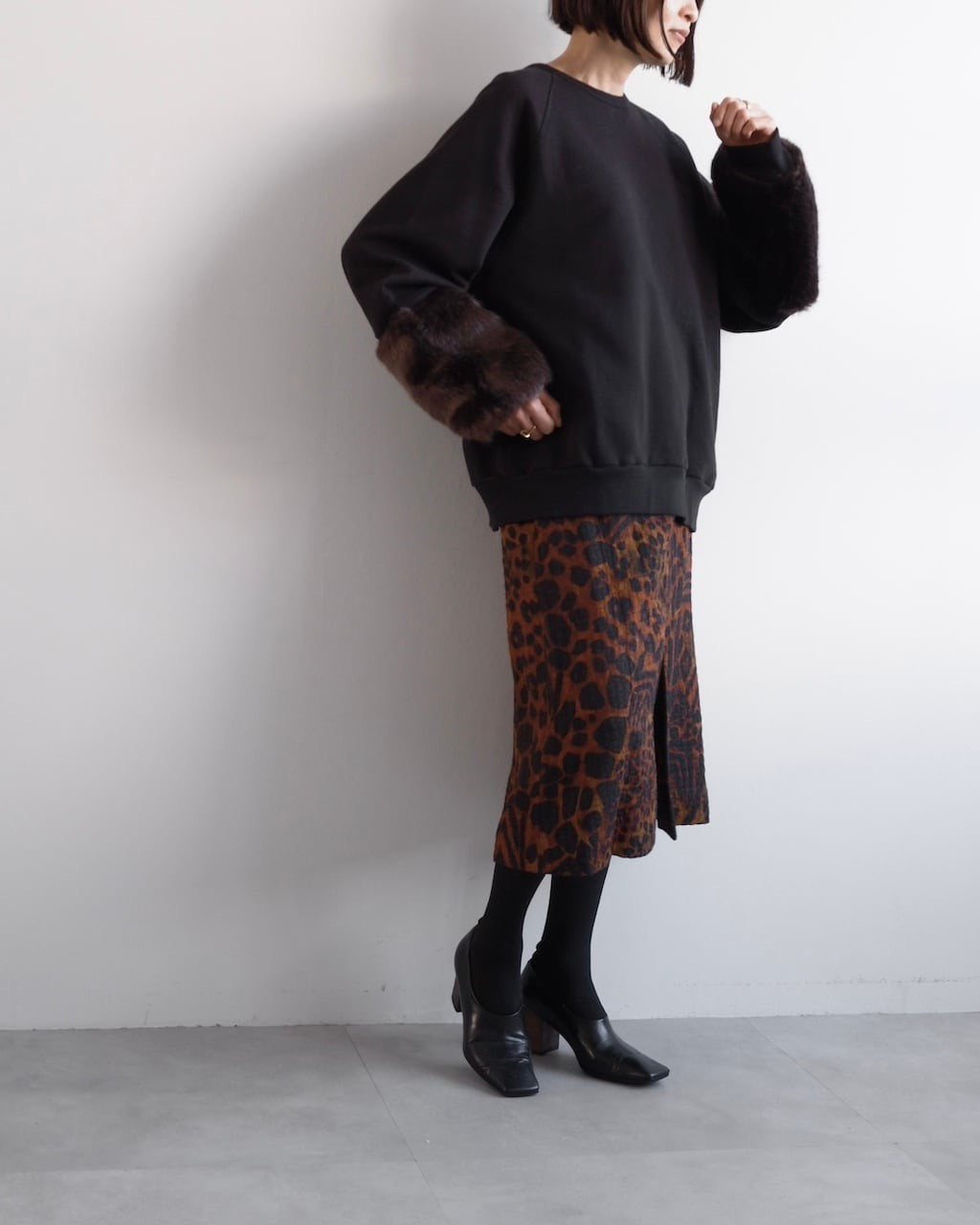 Dries Van Noten AW22 Jacquard Skirt
