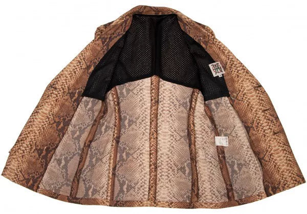 Jean Paul Gaultier Vintage Brown Patterned Blazer