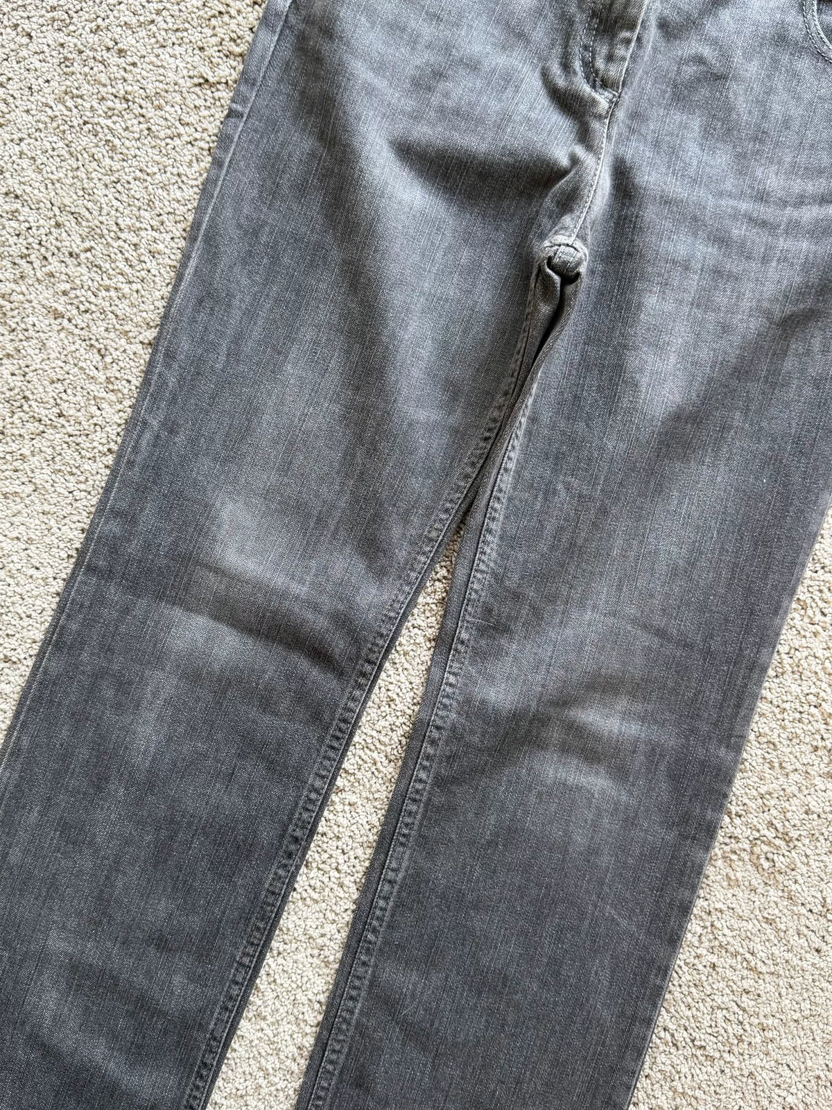 Dior Charcoal Grey Washed Denim Jeans by John Galliano