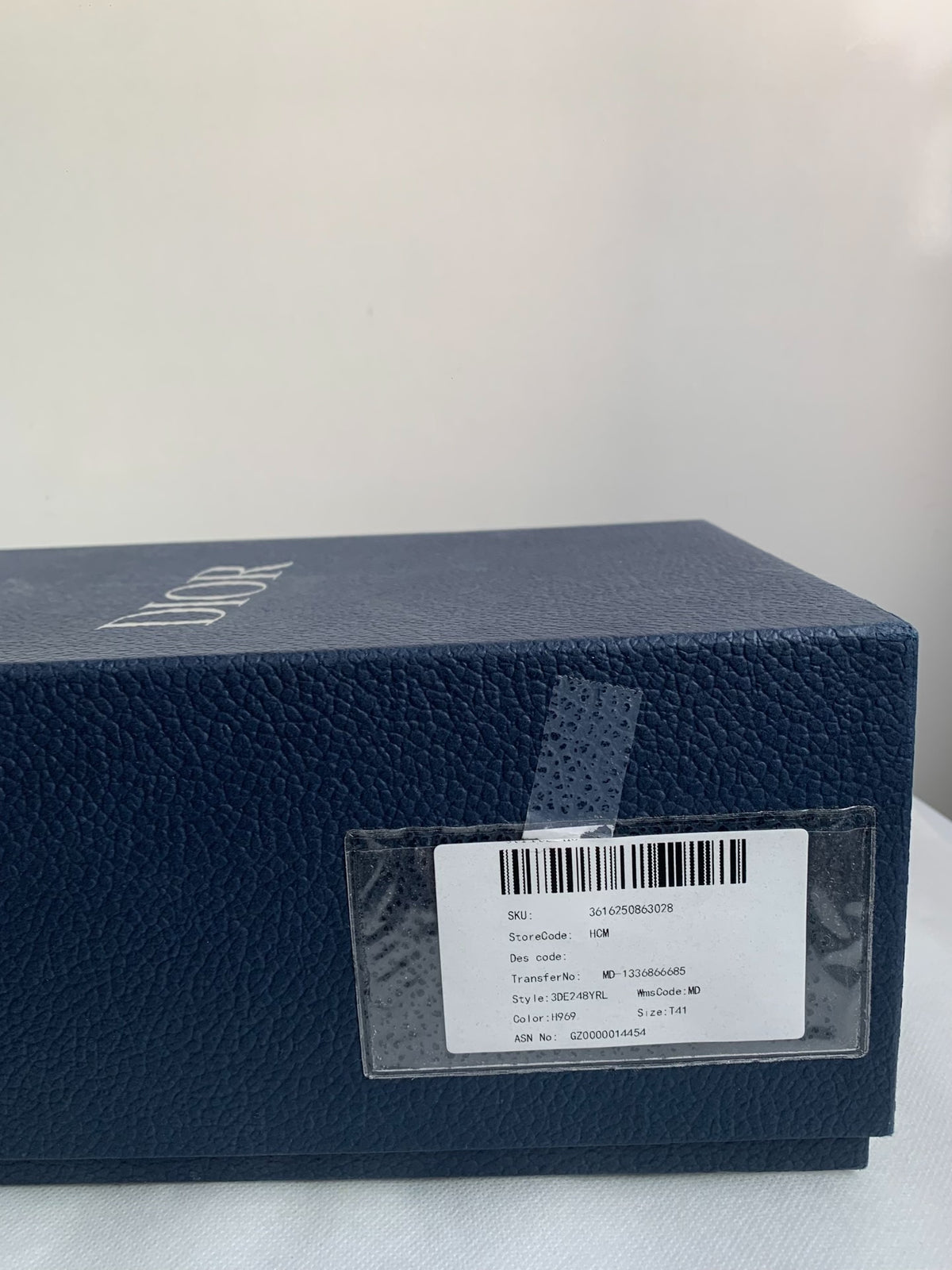 Dior Black Spotted Leather Derby Shoes