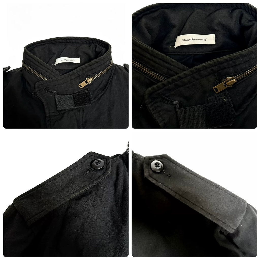 Wtaps 18AW Wmill-65 Nyco. Satin Mill Black Jacket