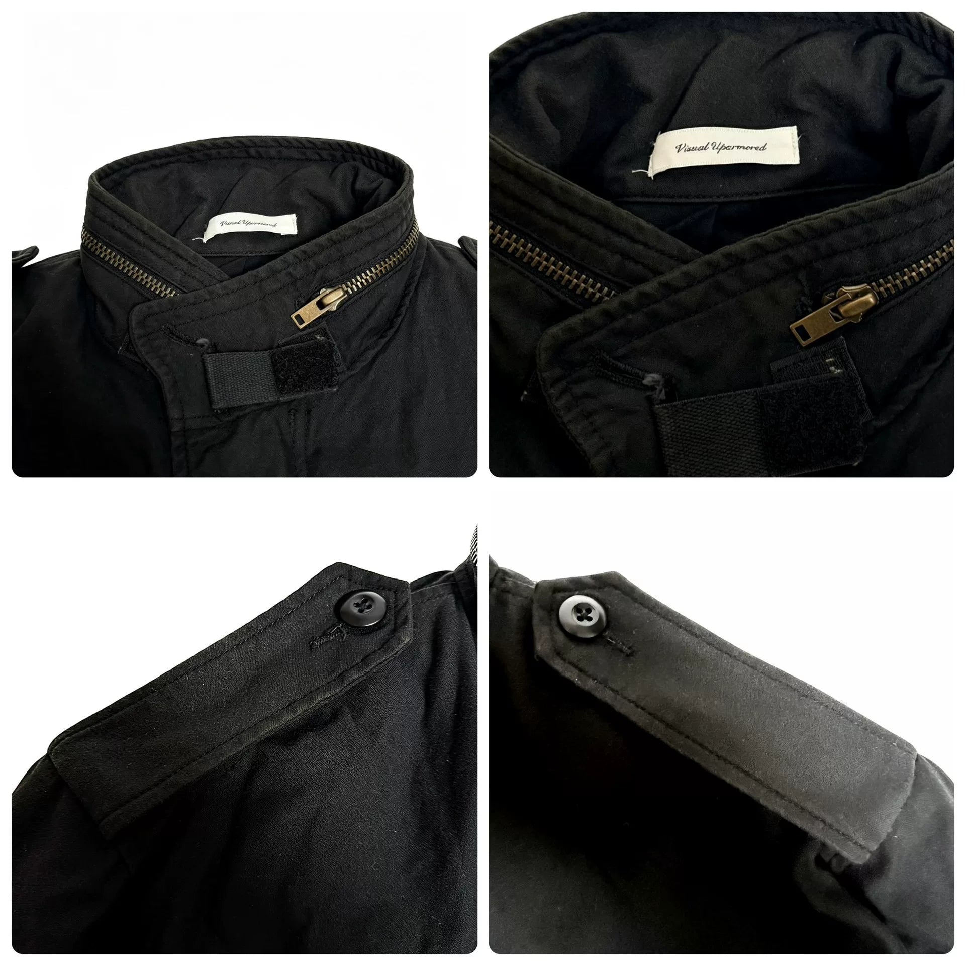 Wtaps 18AW Wmill-65 Nyco. Satin Mill Black Jacket
