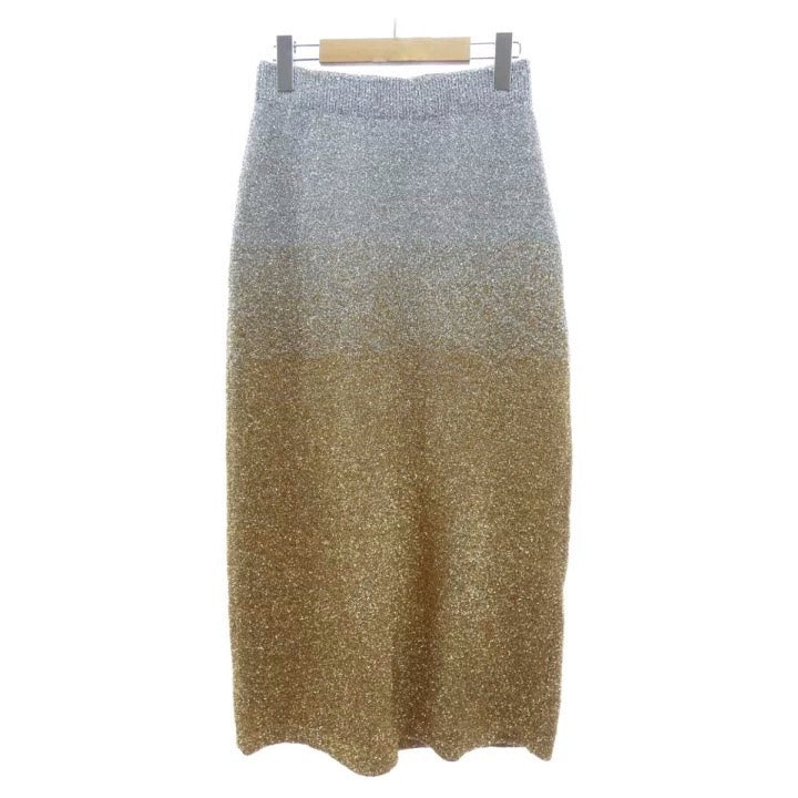 Dries Van Noten Metallic Gradient Skirt