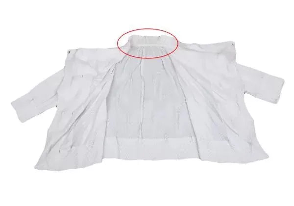 Issey Miyake Vintage White Main Line Pleated Top