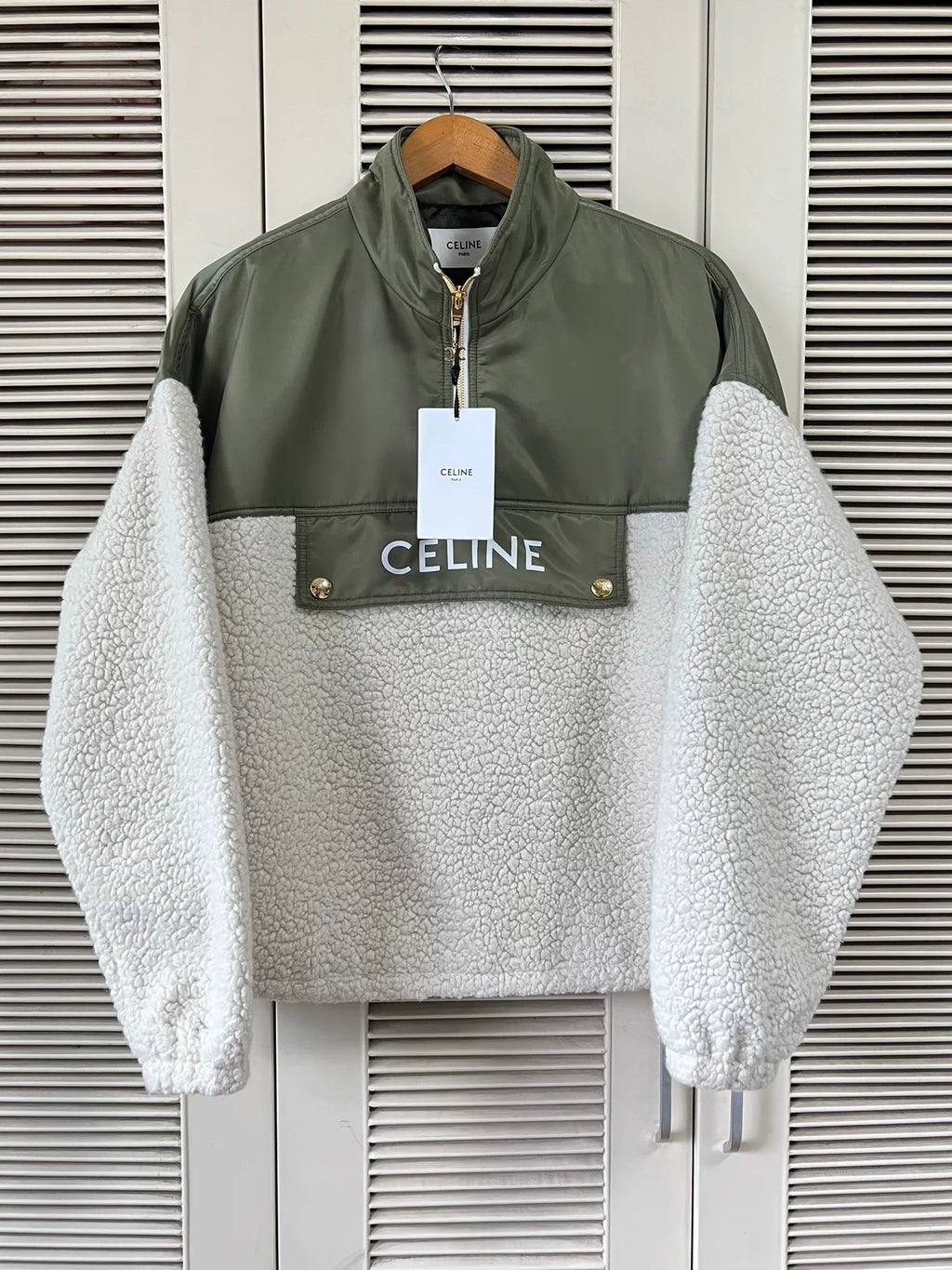 Celine Panel Logo Jacket