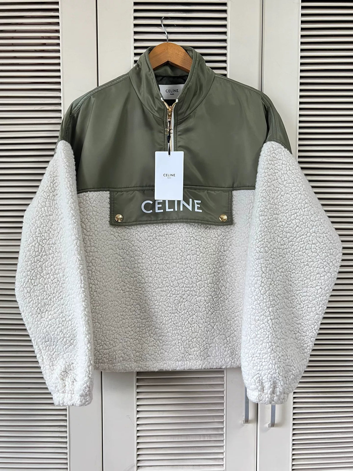 Celine Panel Logo Jacket