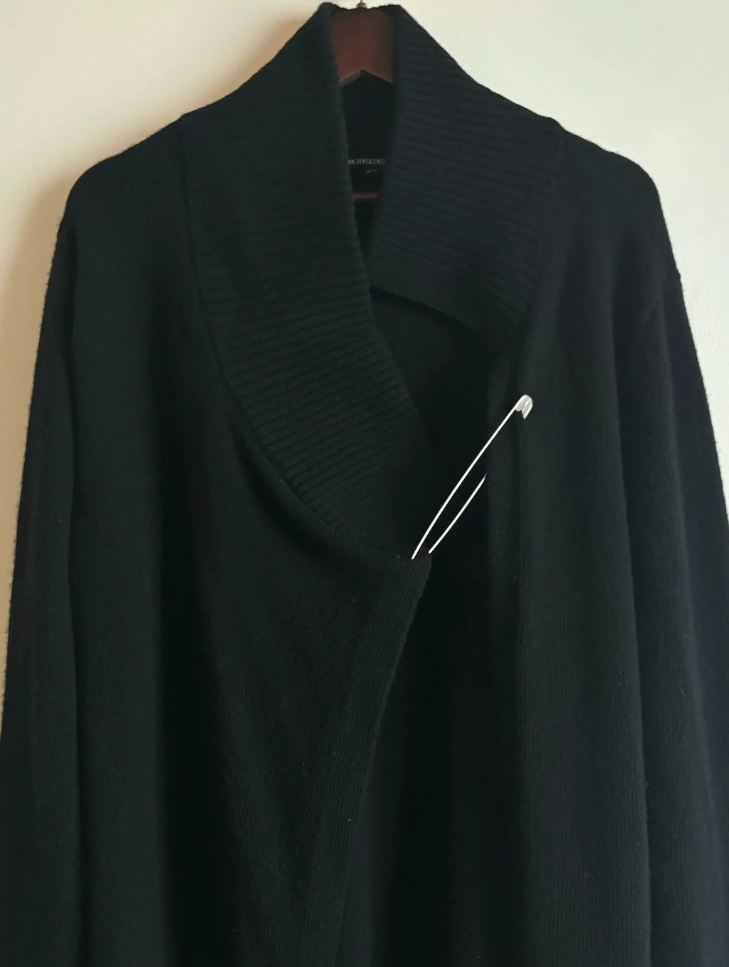 Ann Demeulemeester | Paperclip Wool Coat