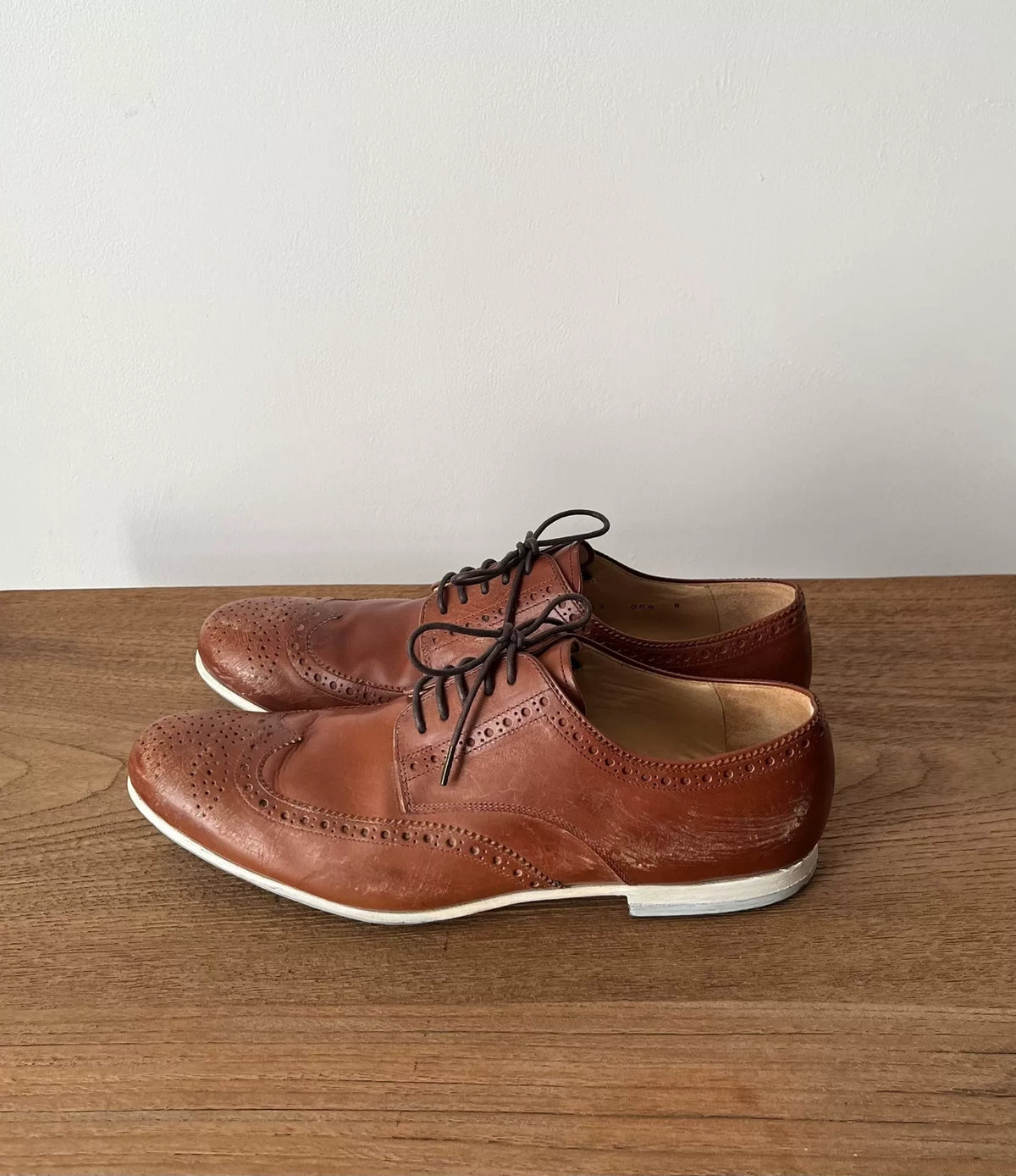 Number (N)INE SS02 Brown Leather Derby Shoes