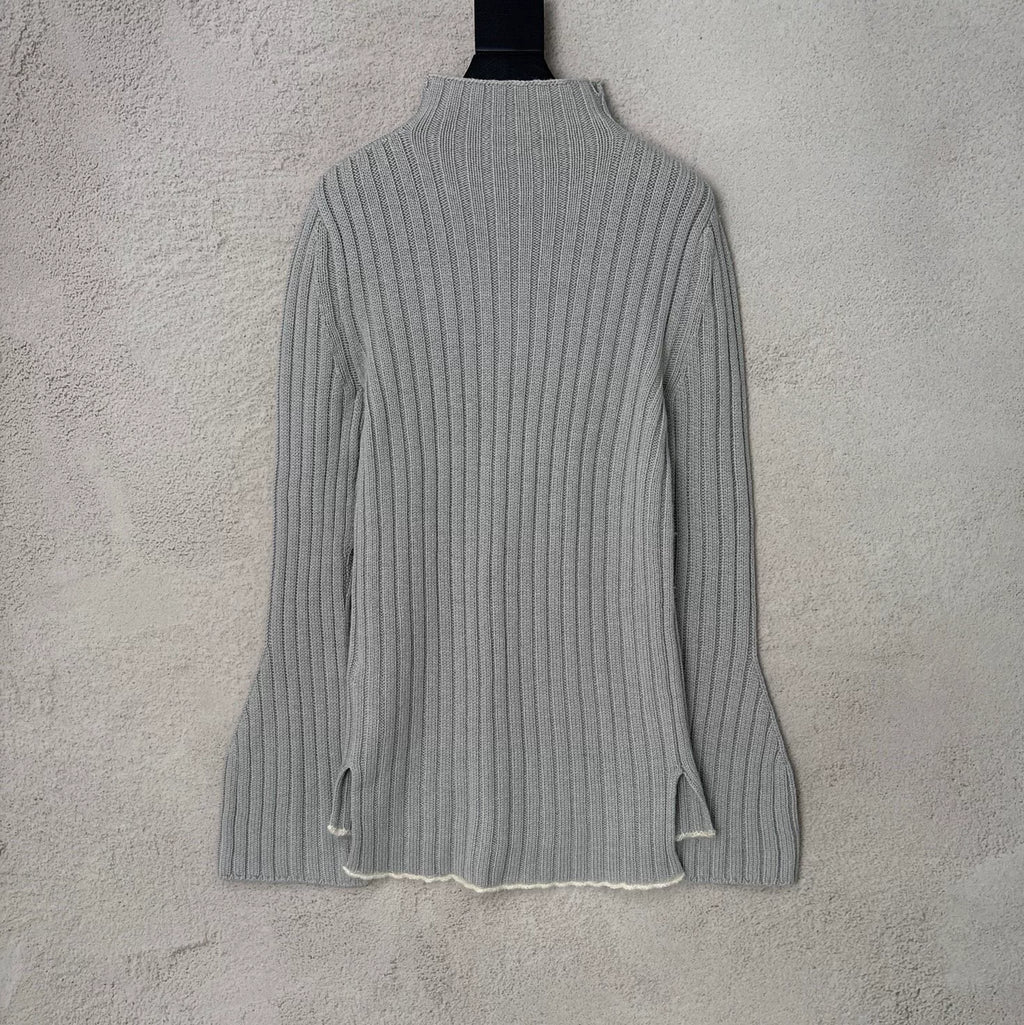 Celine Half Turtleneck Wool Silk Sweater