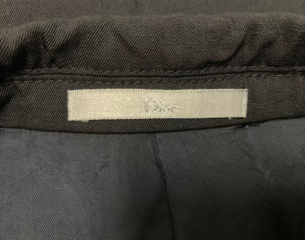 Dior Homme SS18 Black Lily of The Valley Beaded Blazer