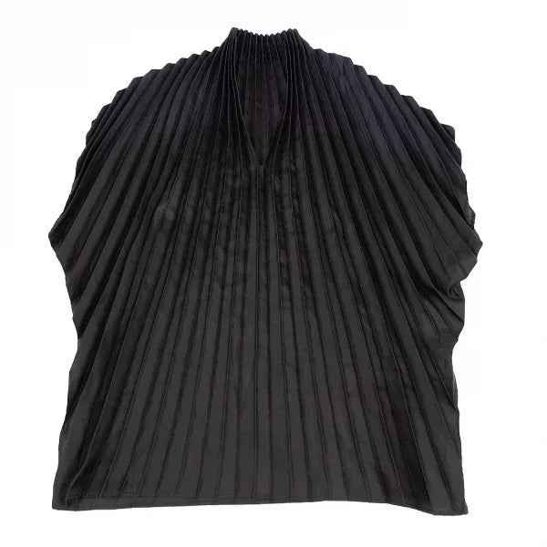 Issey Miyake Vintage Black Pleated Top