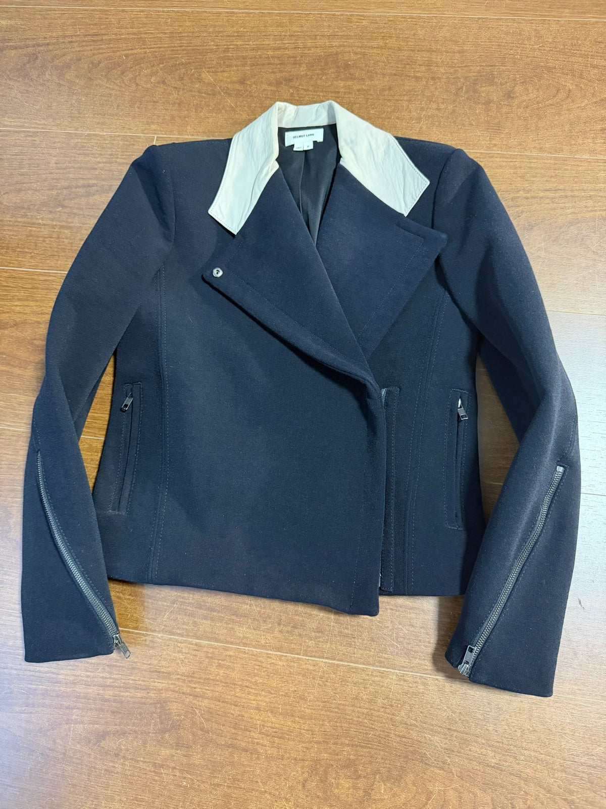 Helmut Lang Black Teddy Jacket
