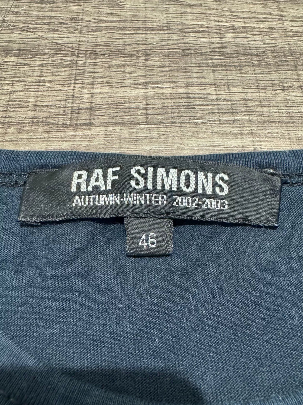 Raf Simons AW02 “virginia Creeper” Long Sleeve Tee