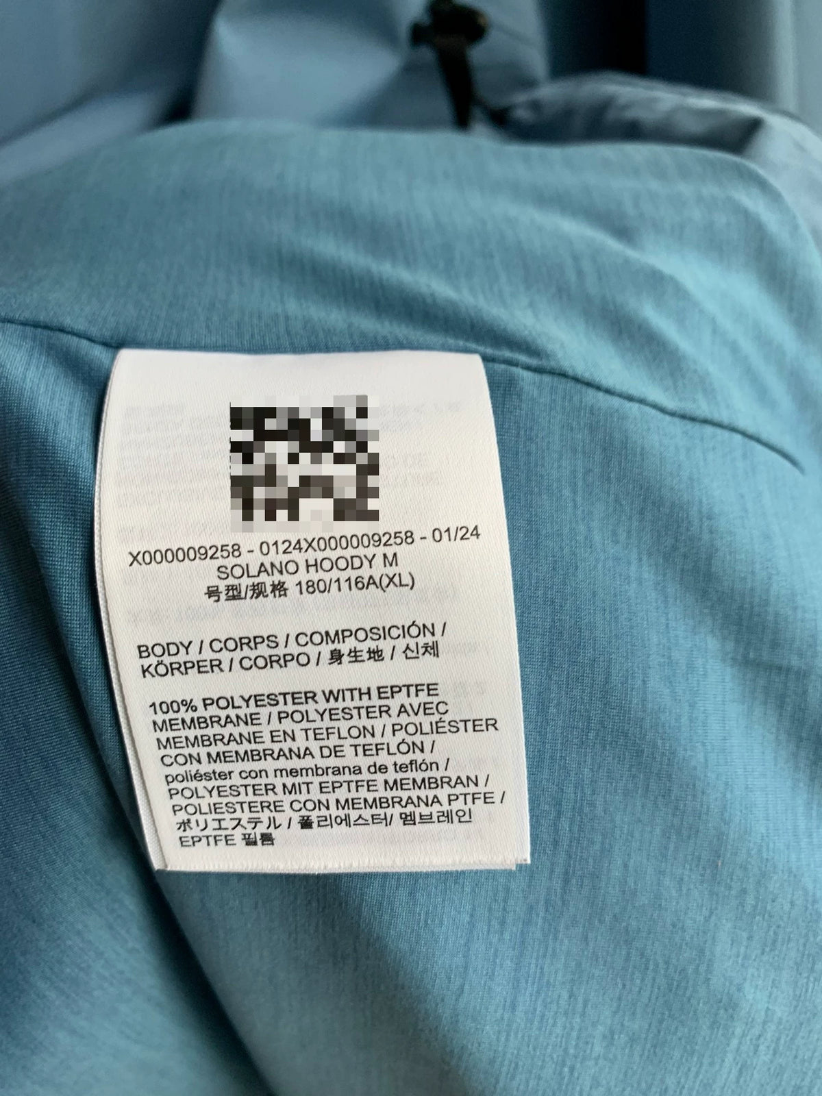Arc'teryx Solano Hoody Laser Logo Soft Shell Jacket