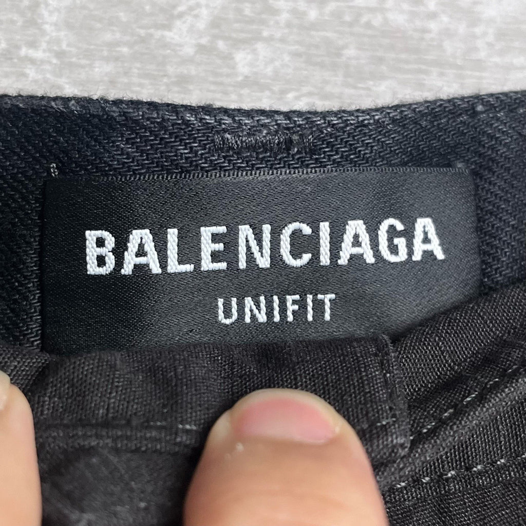 Balenciaga Patchwork Black Cargo Pants