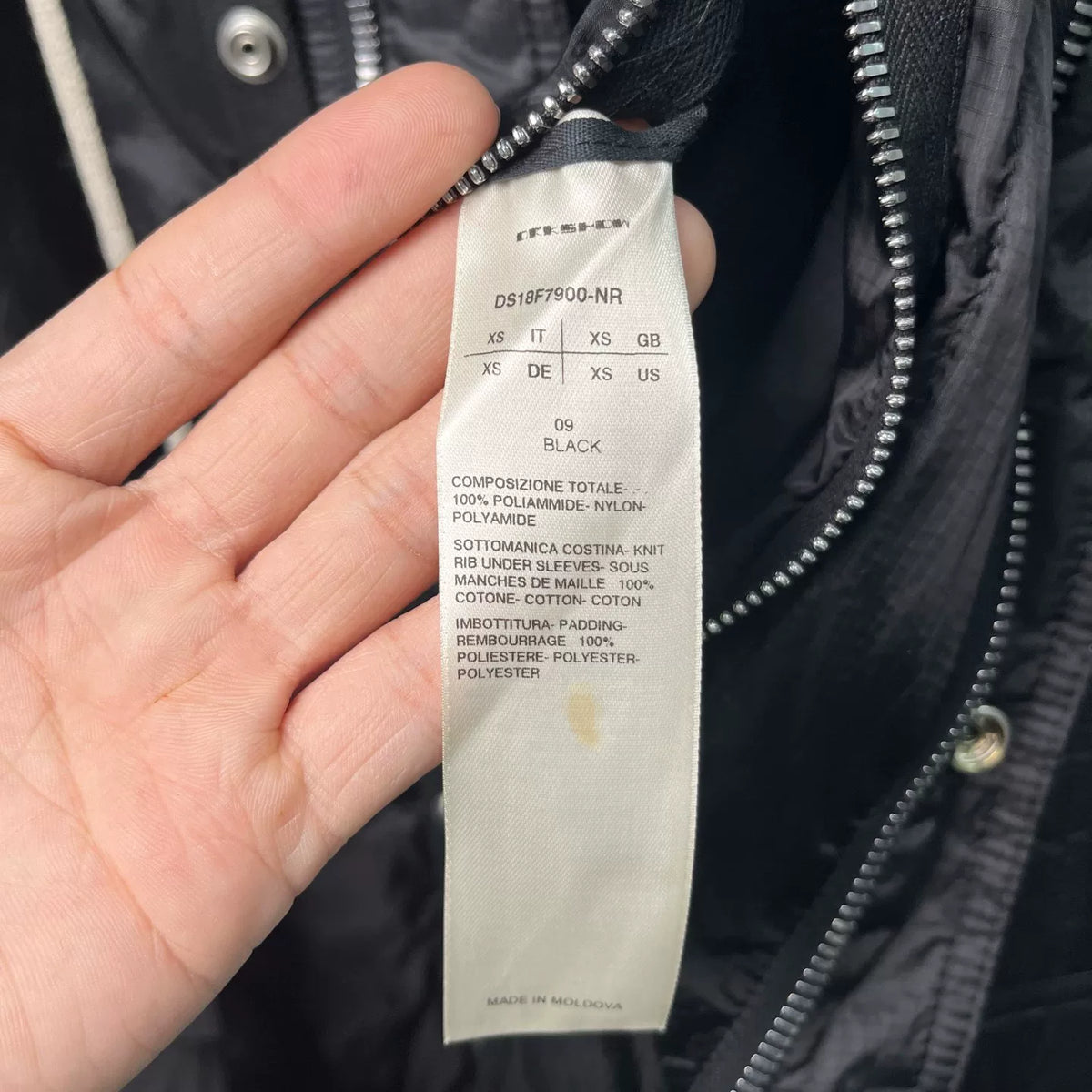 Rick Owens Fishtail Cotton Trench Coat