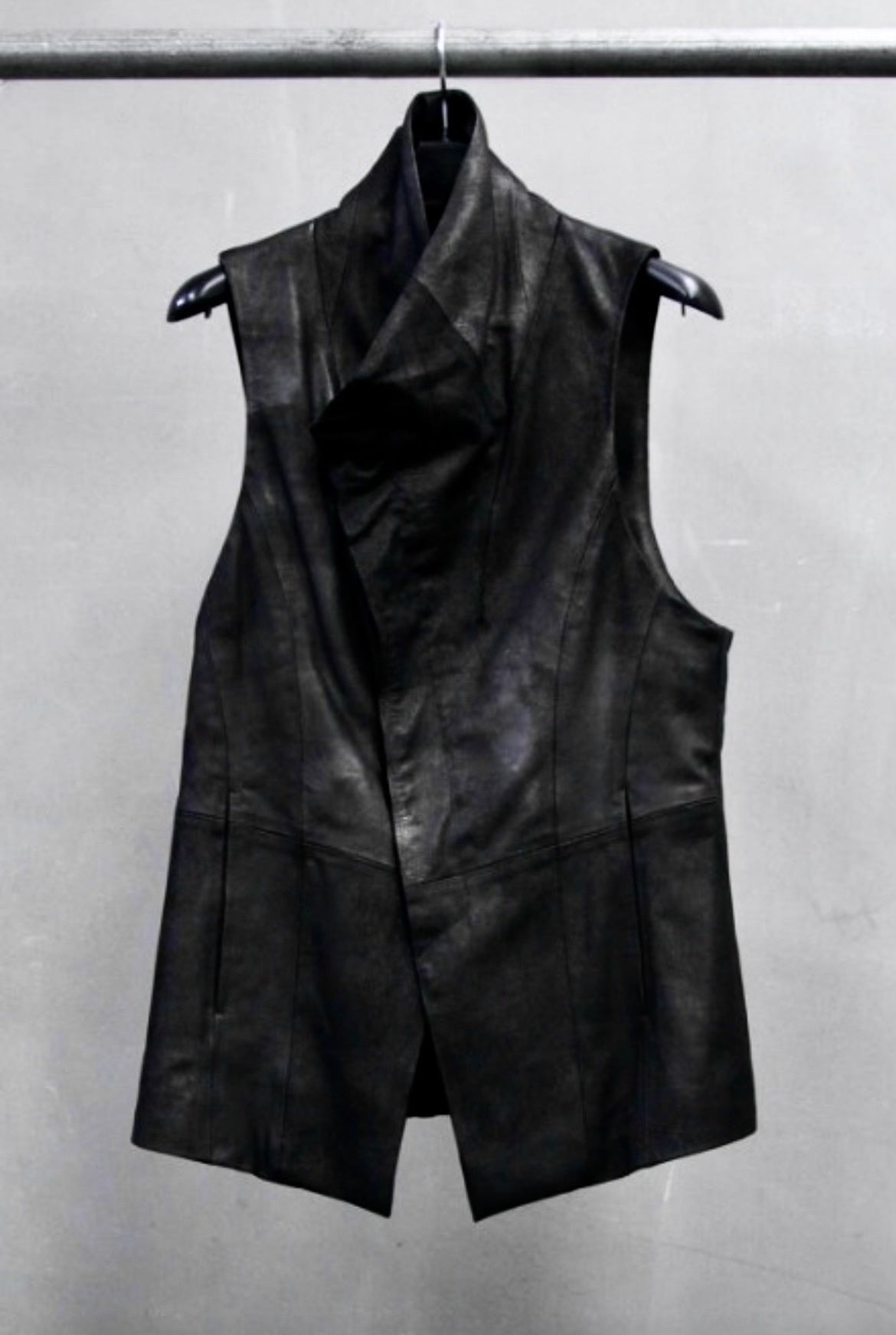 Julius_7 Distressed Lamb Leather Vest