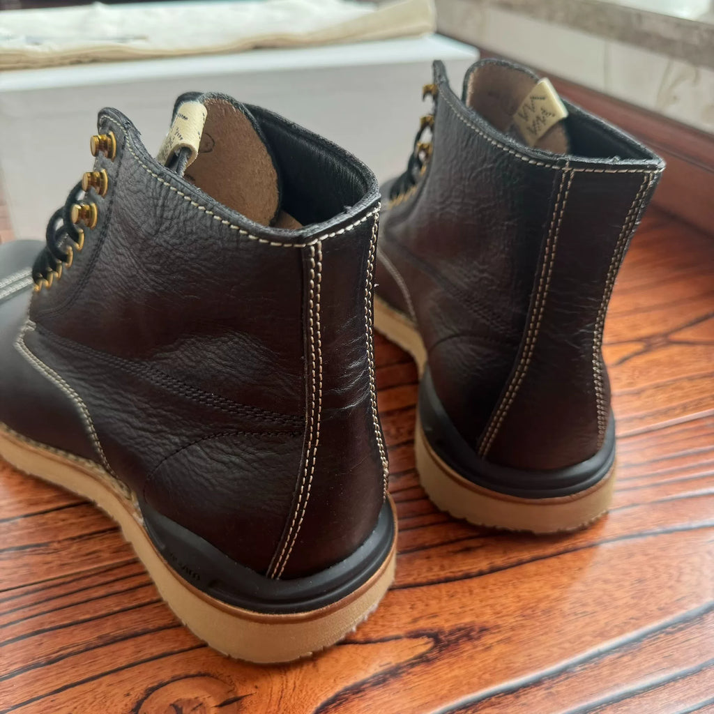 Visvim 23AW AW Virgil Cap-Folk Black Boots