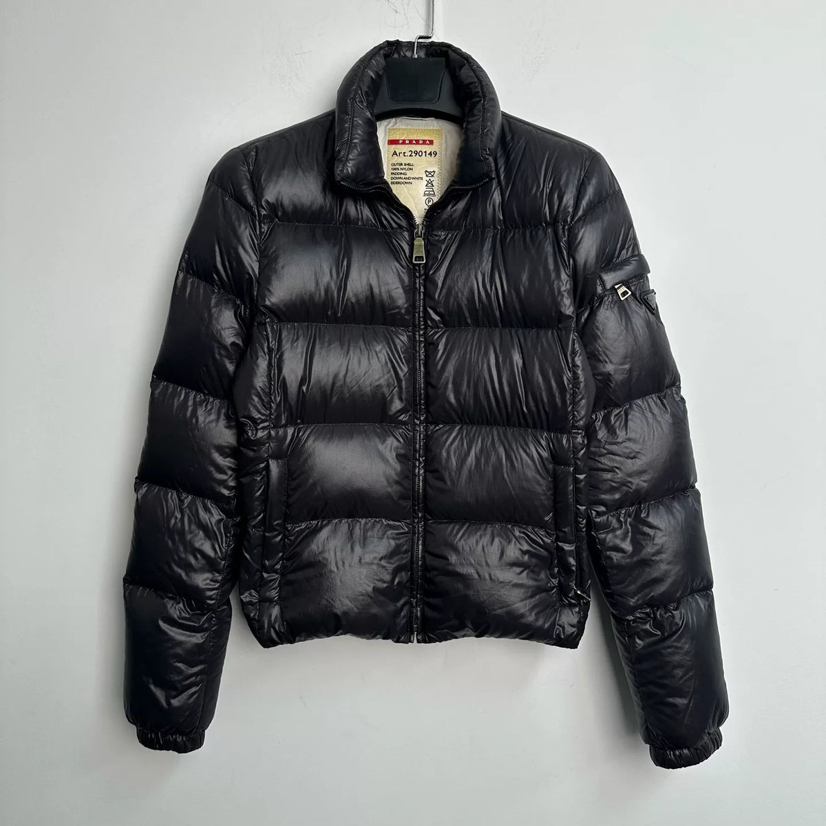 Prada Black Short Down Jacket