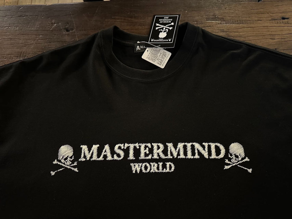 Mastermind World FW25 Black DAYDREAM Hand Write Logo Oversized Cotton Tee