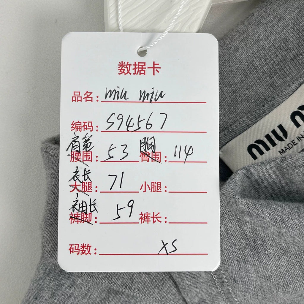 Miumiu 2025 Polo Long-Sleeve Shirt