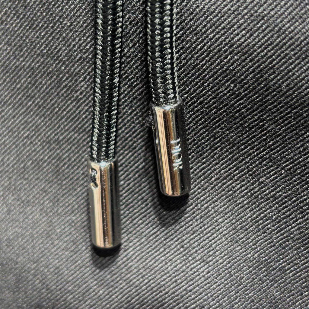 Dior Black Drawstring Wool Trousers
