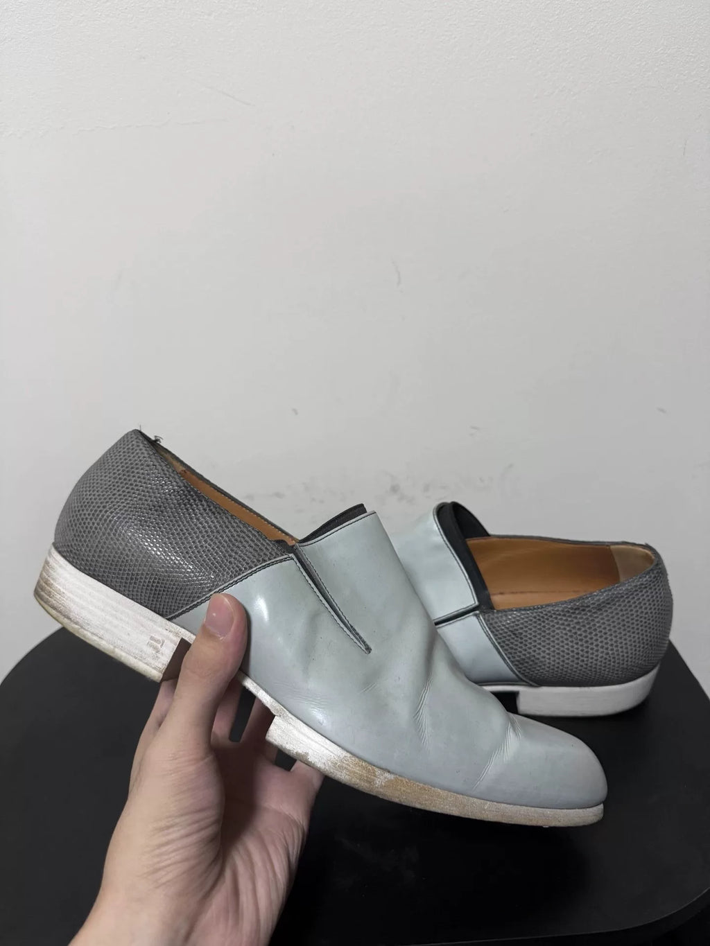 Balenciaga 10AW Lizard Print Shoes