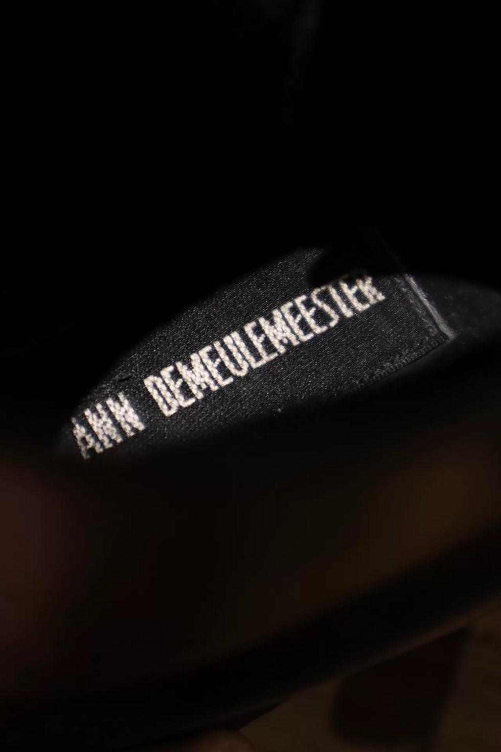 Ann Demeulemeester Leather Sneakers