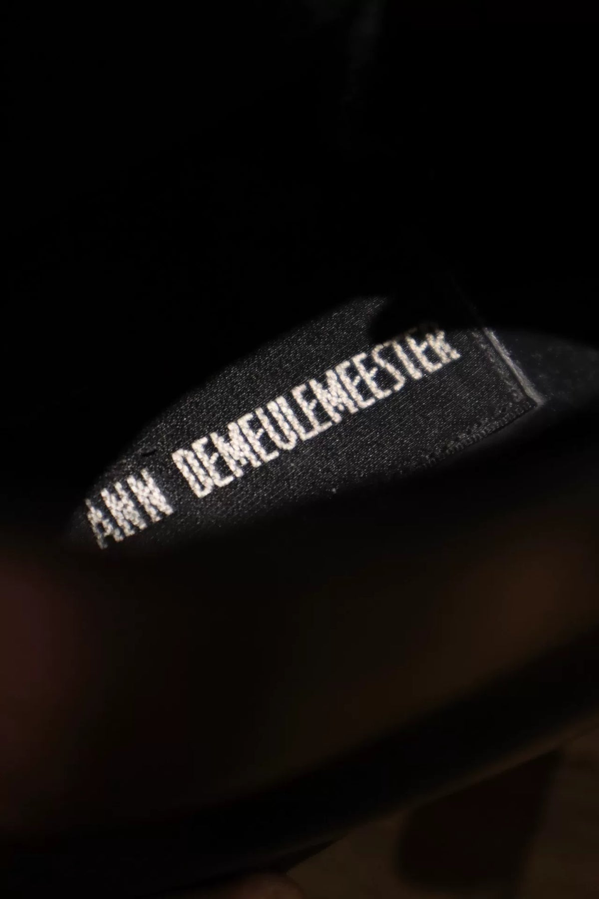 Ann Demeulemeester Leather Sneakers