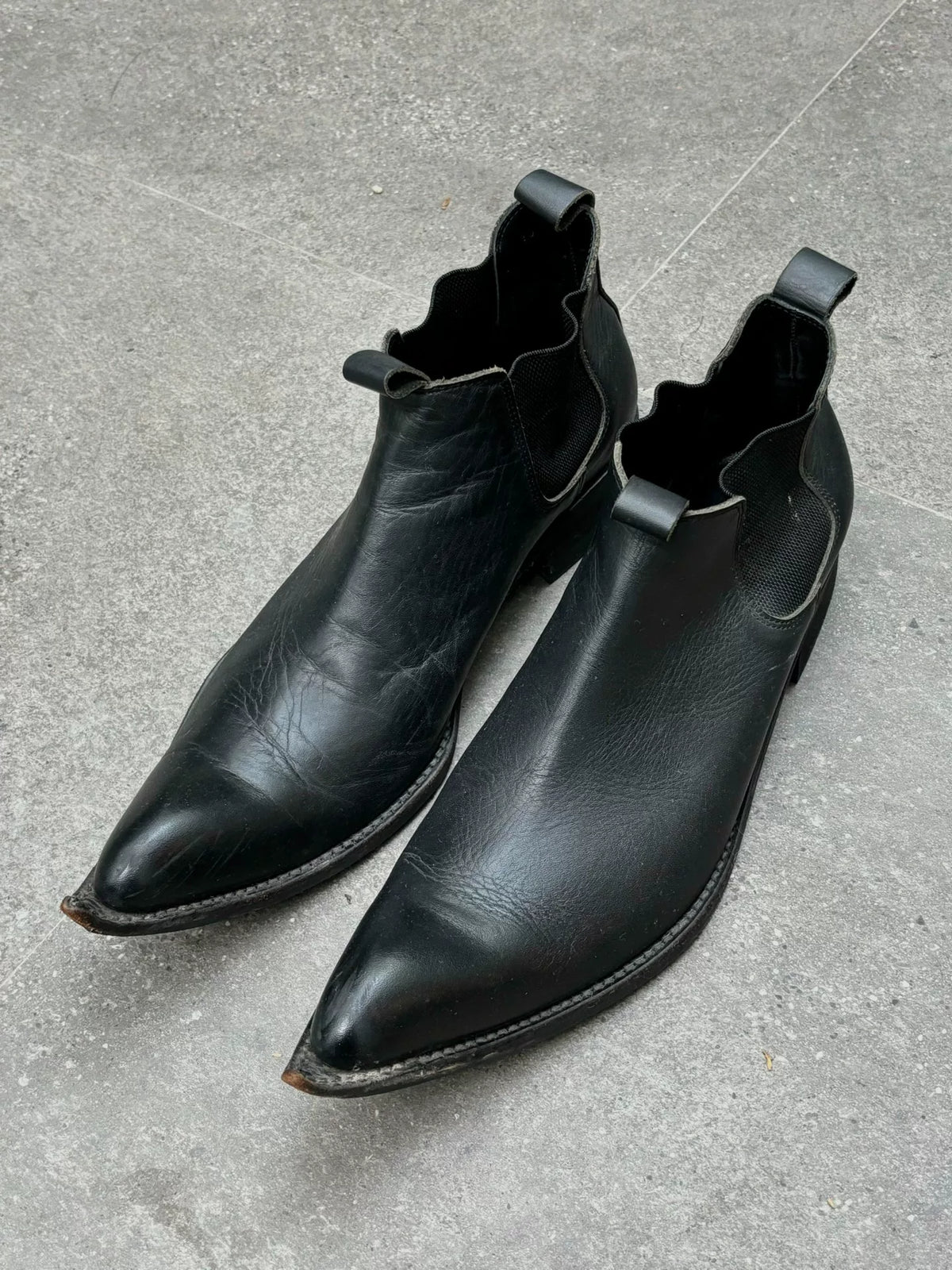 Comme Des Garcons HommePlus | Pointed-Toe Wizard Chelsea Boots