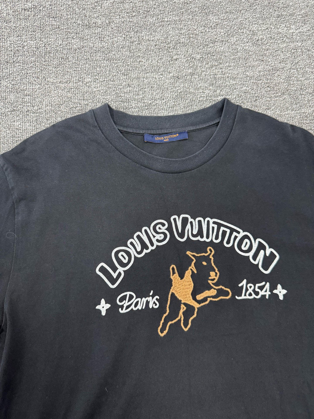 Louis Vuitton × Tyler SS24 Letter Logo Embroidered Short Sleeve Shirt