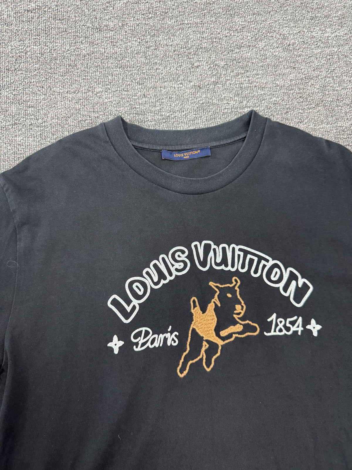 Louis Vuitton × Tyler SS24 Letter Logo Embroidered Short Sleeve Shirt