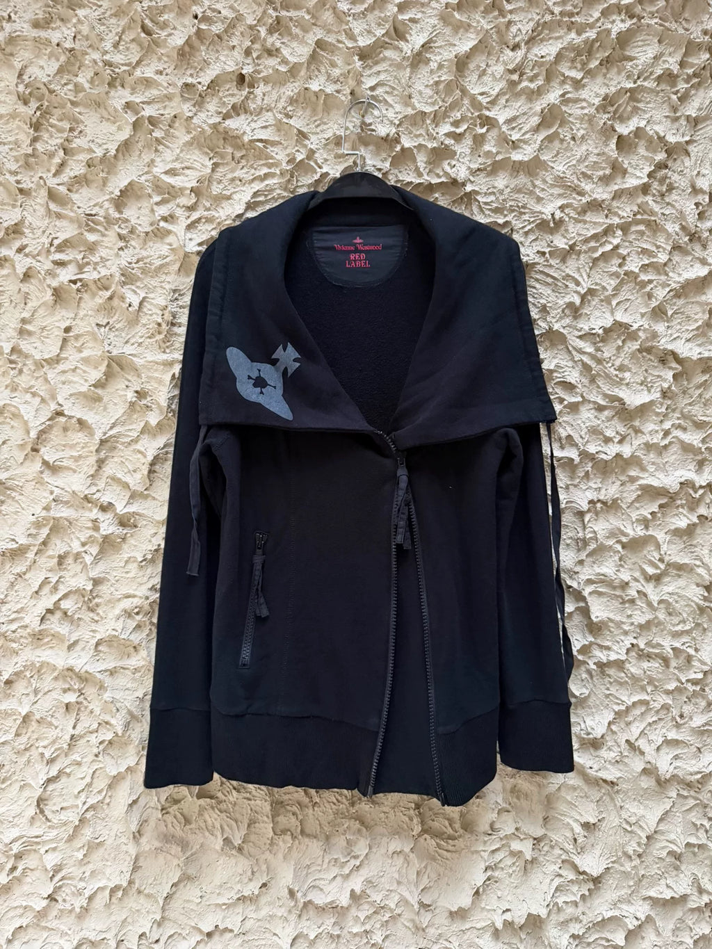 Vivienne Westwood Saturn Notched Lapel Asymmetric Pull Jacket