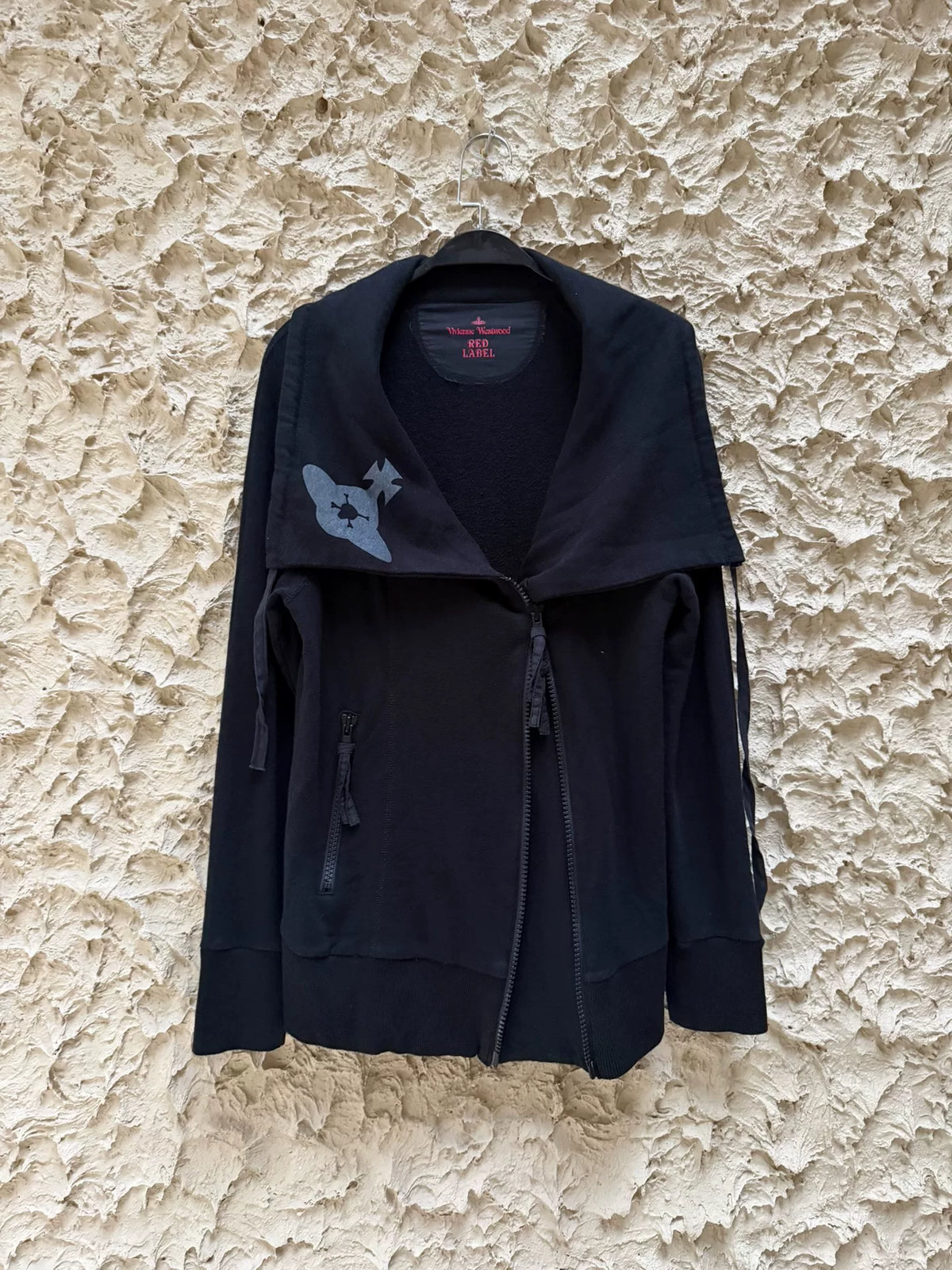 Vivienne Westwood Saturn Notched Lapel Asymmetric Pull Jacket